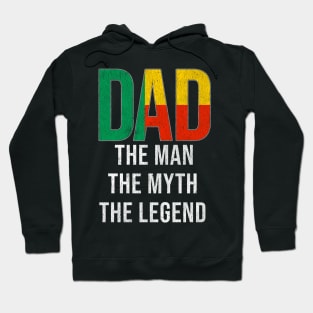 Beninese Dad The Man The Myth The Legend - Gift for  Beninese Dad With Roots From  Beninese Hoodie